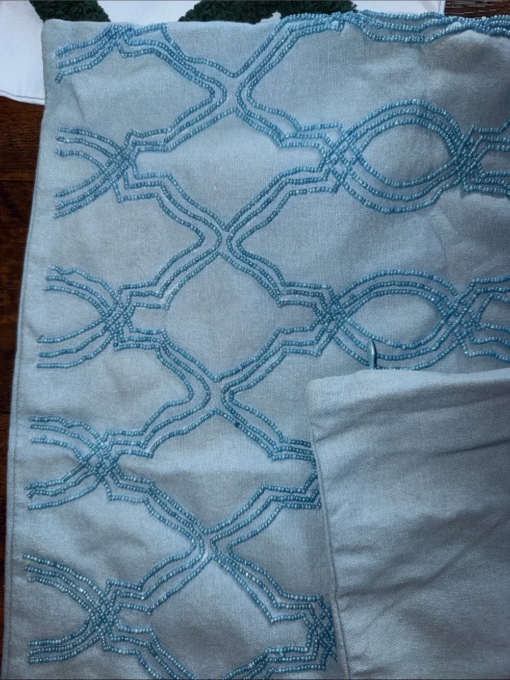 Set of 4 Decorative Throw Pillow Covers - Blue, Cream, Green, Blush 18x18
